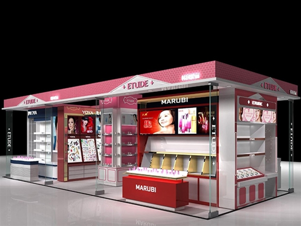 韩国化妆品展柜